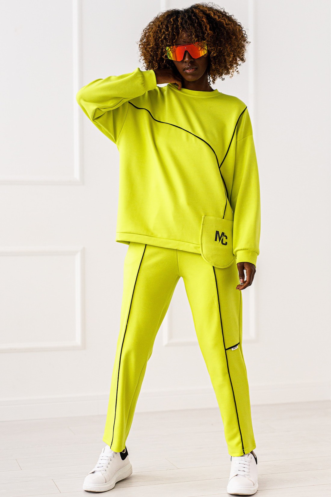 Margo tracksuit - lime green